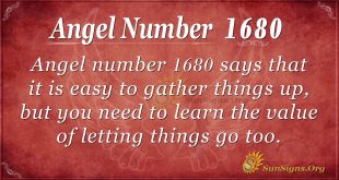 Angel Number 1680