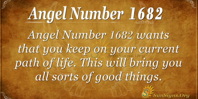 Angel Number 1682