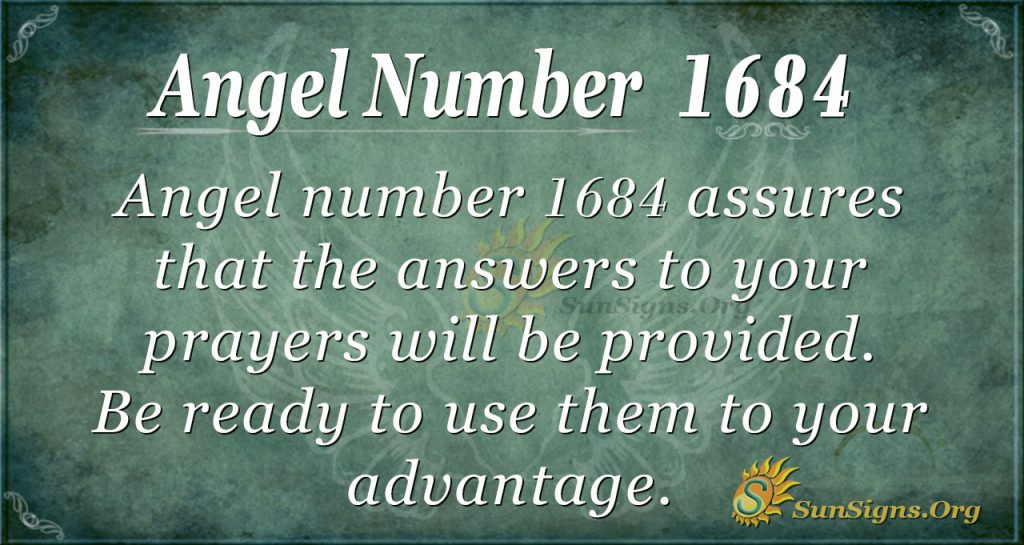 Angel Number 1684