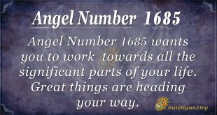 Angel Number 1685