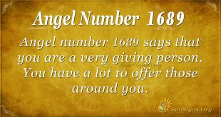 Angel Number 1689