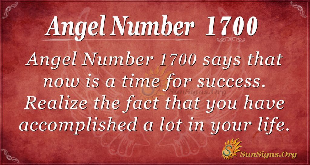 Angel Number 1700