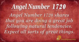 Angel Number !720