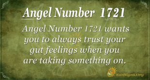Angel Number 1721