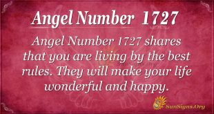 Angel Number 1727