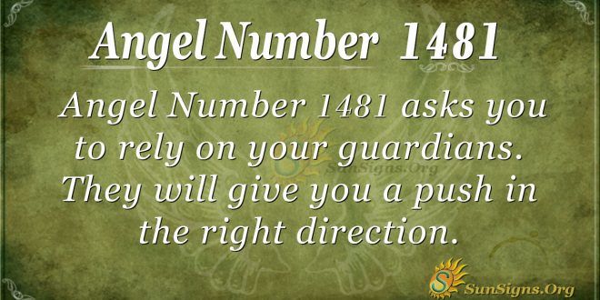 Angel Number1481
