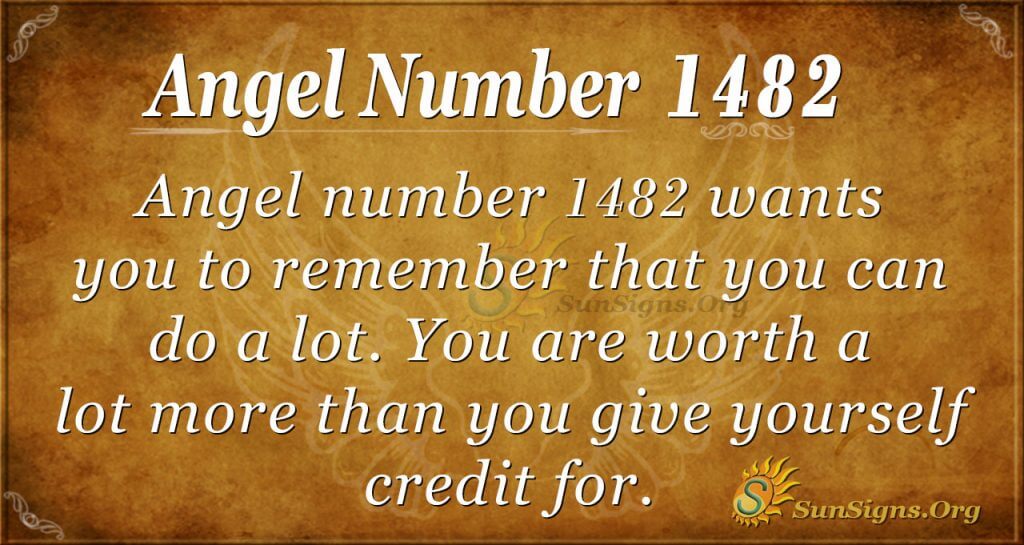Angel Number 1482
