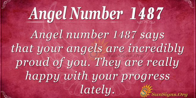Angel Number 1487