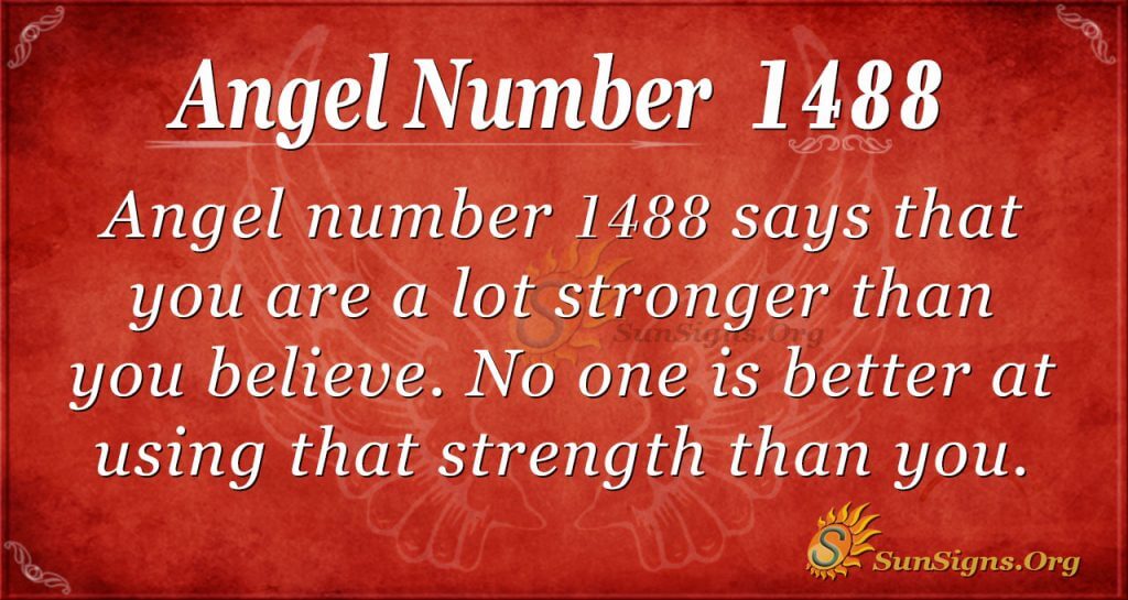 Angel Number 1488