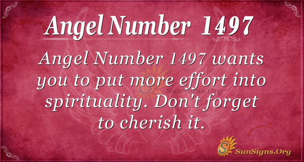 Angel Number 1497