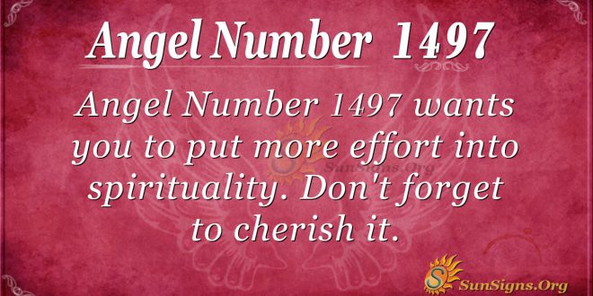 Angel Number 1497