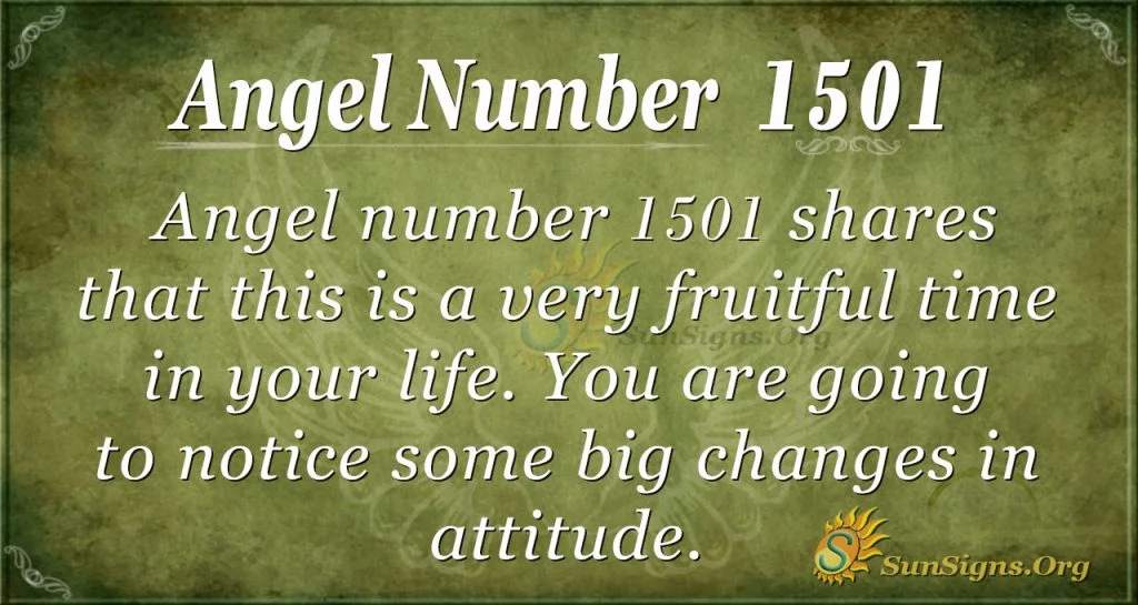 Angel Number 1501