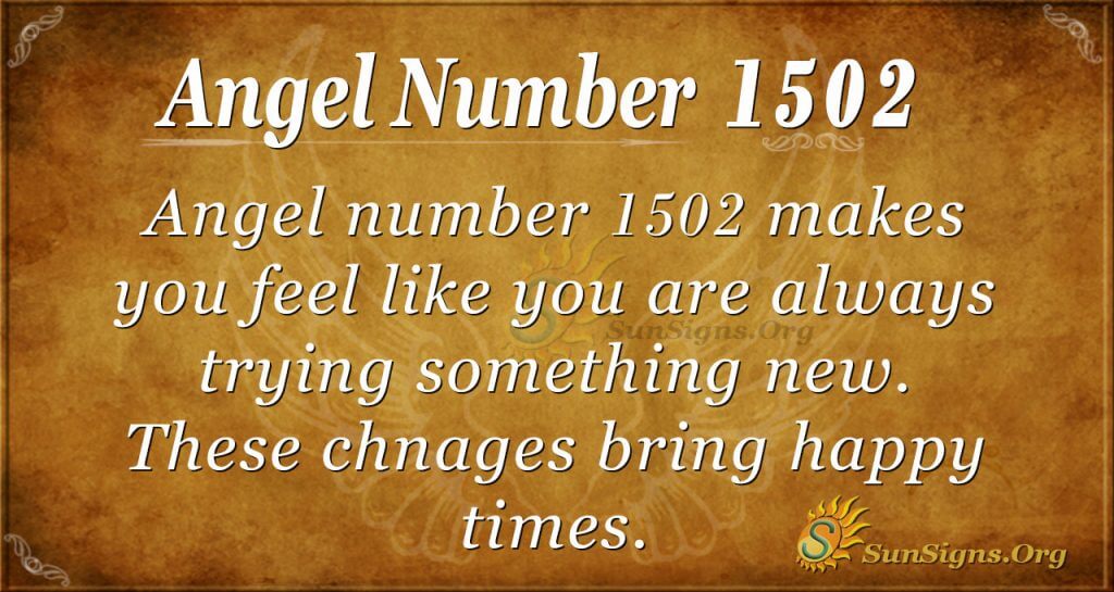 Angel Number 1502