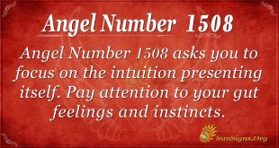 Angel Number 1508