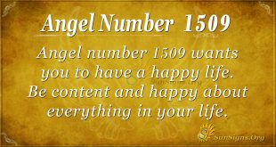 Angel Number 1509