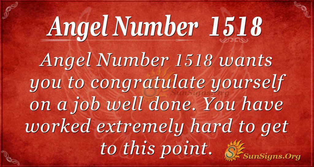 Angel number 1518