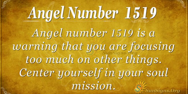 Angel Number 1519