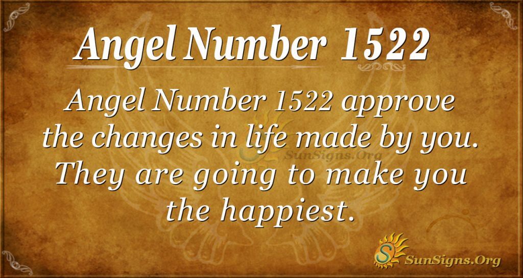 Angel Number 1522