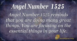 Angel Number 1525