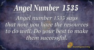 Angel number 1535