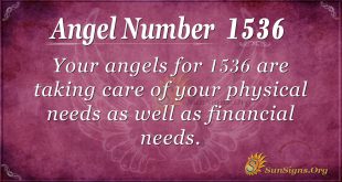 Angel Number 1536