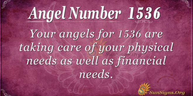 Angel Number 1536