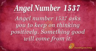 Angel Number 1537