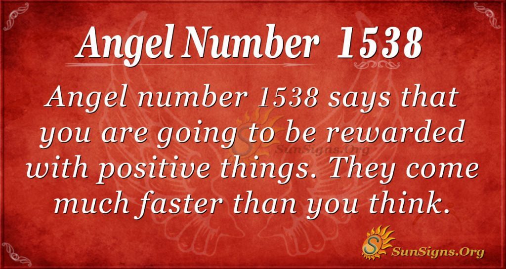 Angel Number 1538