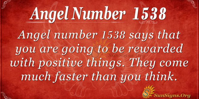 Angel Number 1538