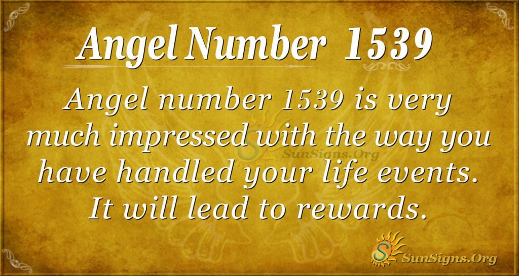 Angel number 1539