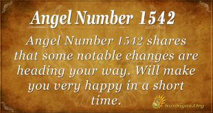 Angel Number 1542