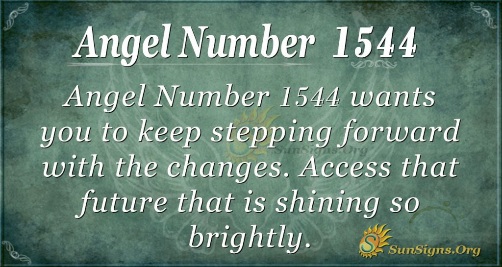 Angel Number 1544