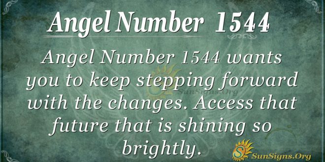 Angel Number 1544