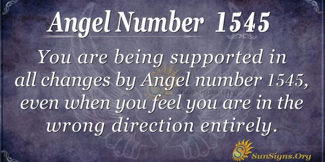 Angel Number 1545