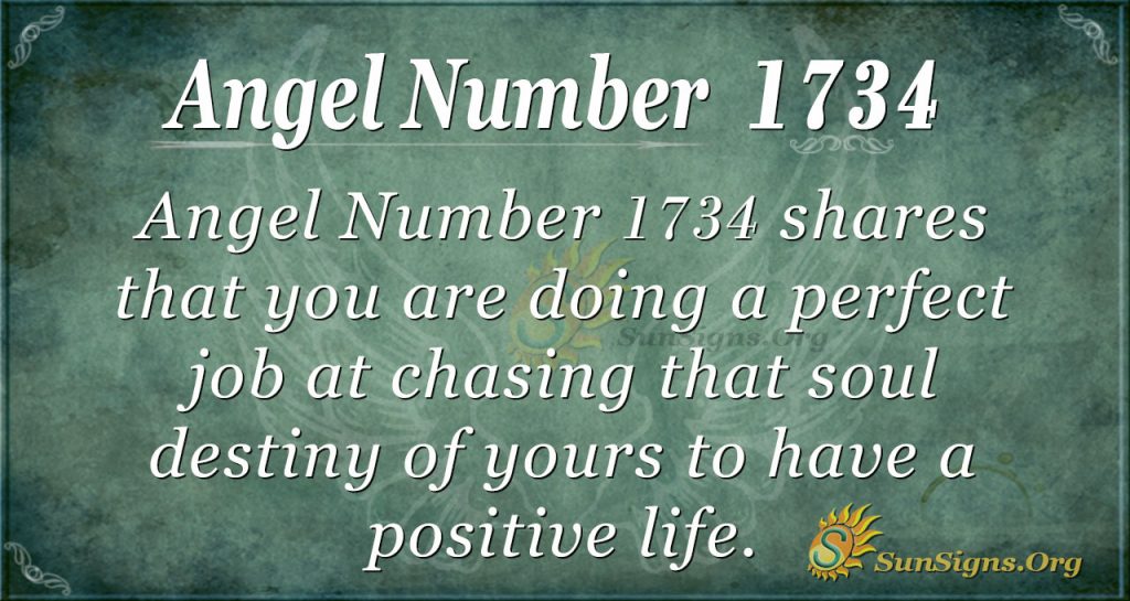 Angel Number 1734