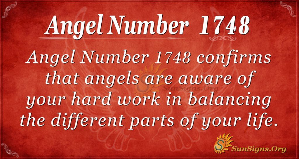 Angel Number 1748