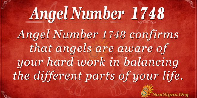 Angel Number 1748