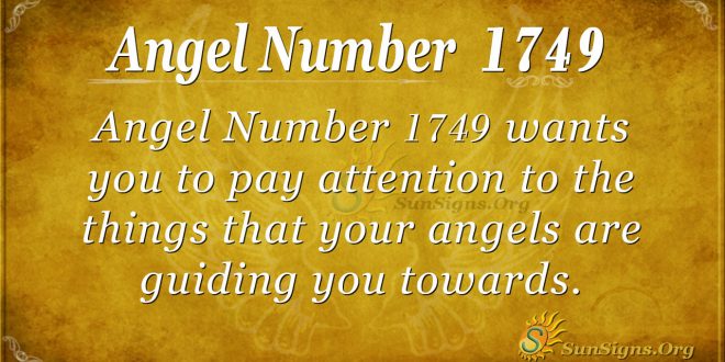 Angel Number 1749