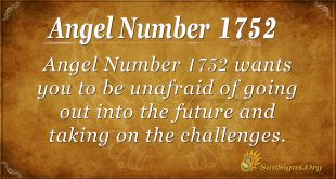 Angel Number1752