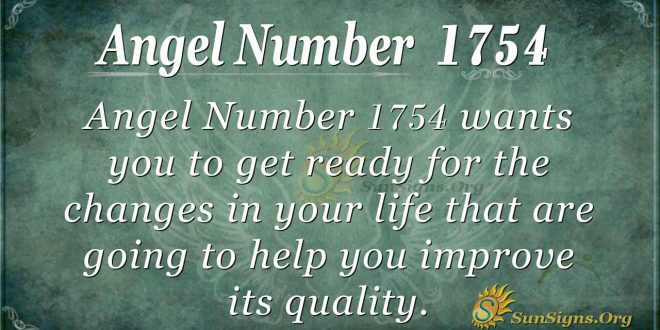 Angel Number 1754