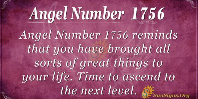 Angel Number 1756