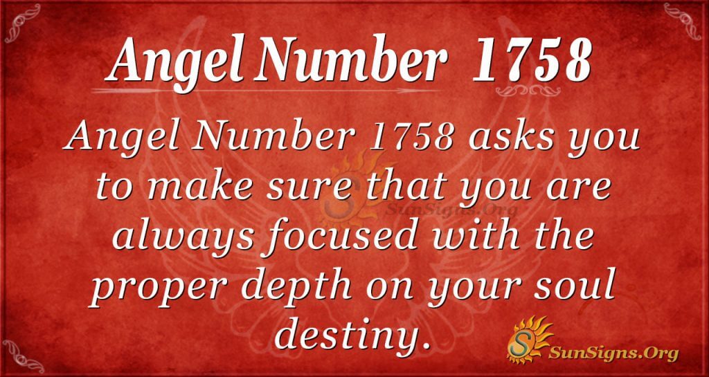 Angel Number1758