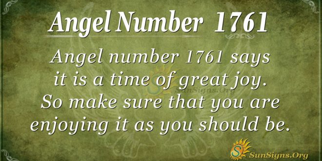 Angel Number 1761