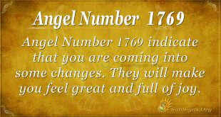 Angel Number 1769