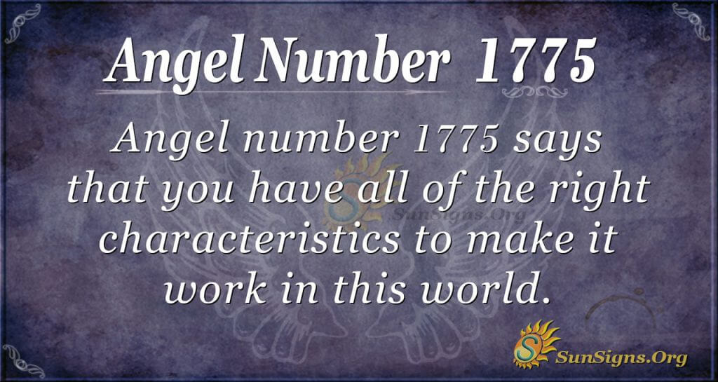 Angel Number 1775