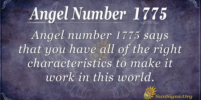 Angel Number 1775