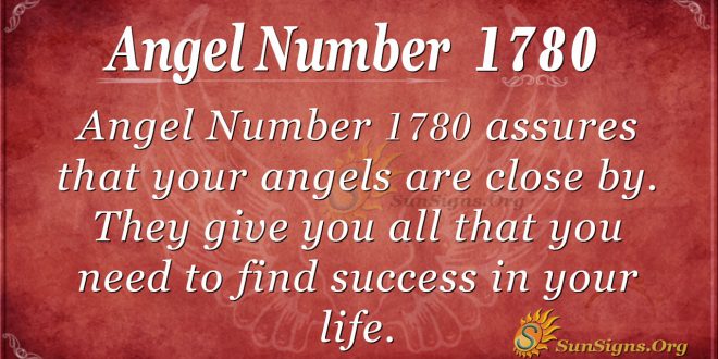 Angel Number 1780