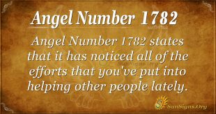 Angel Number 1782