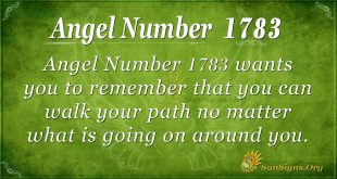 Angel Number 1783