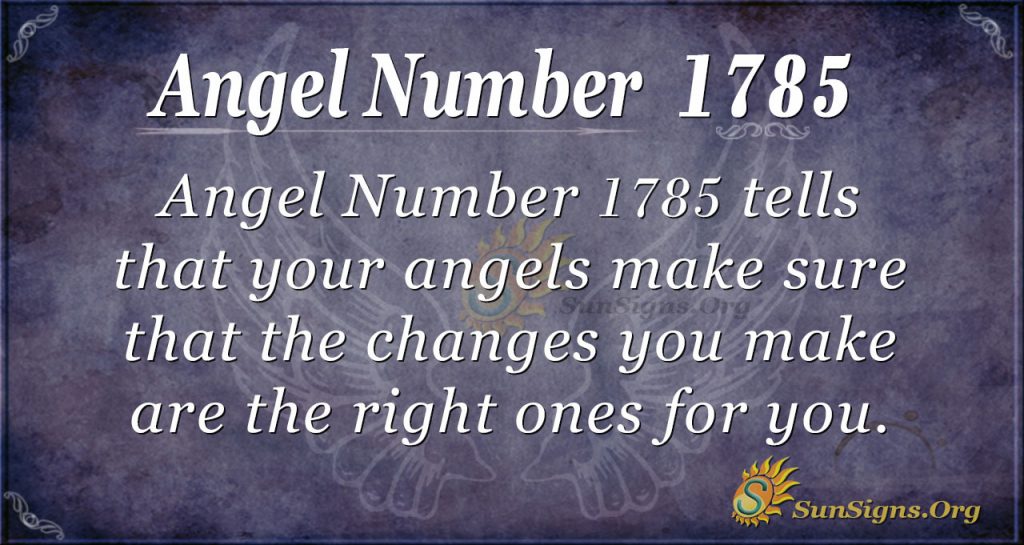 Angel Number 1785